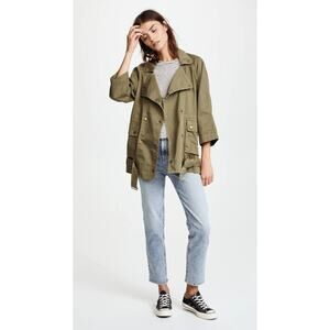 CURRENT ELLIOTT The REGIMENT JACKET Utility Cargo Military Jacket M NWT $318